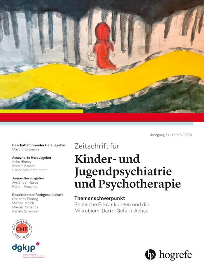 Kinder- Und Jugendpsychiatrie Und -psychotherapie Publikationsorgan - Deutsche Gesellschaft für Kinder- und